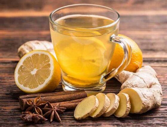 Թեյ կոճապղպեղով, կիտրոնով, դարչինով և մեխակով երկարատև էրեկցիայի համար